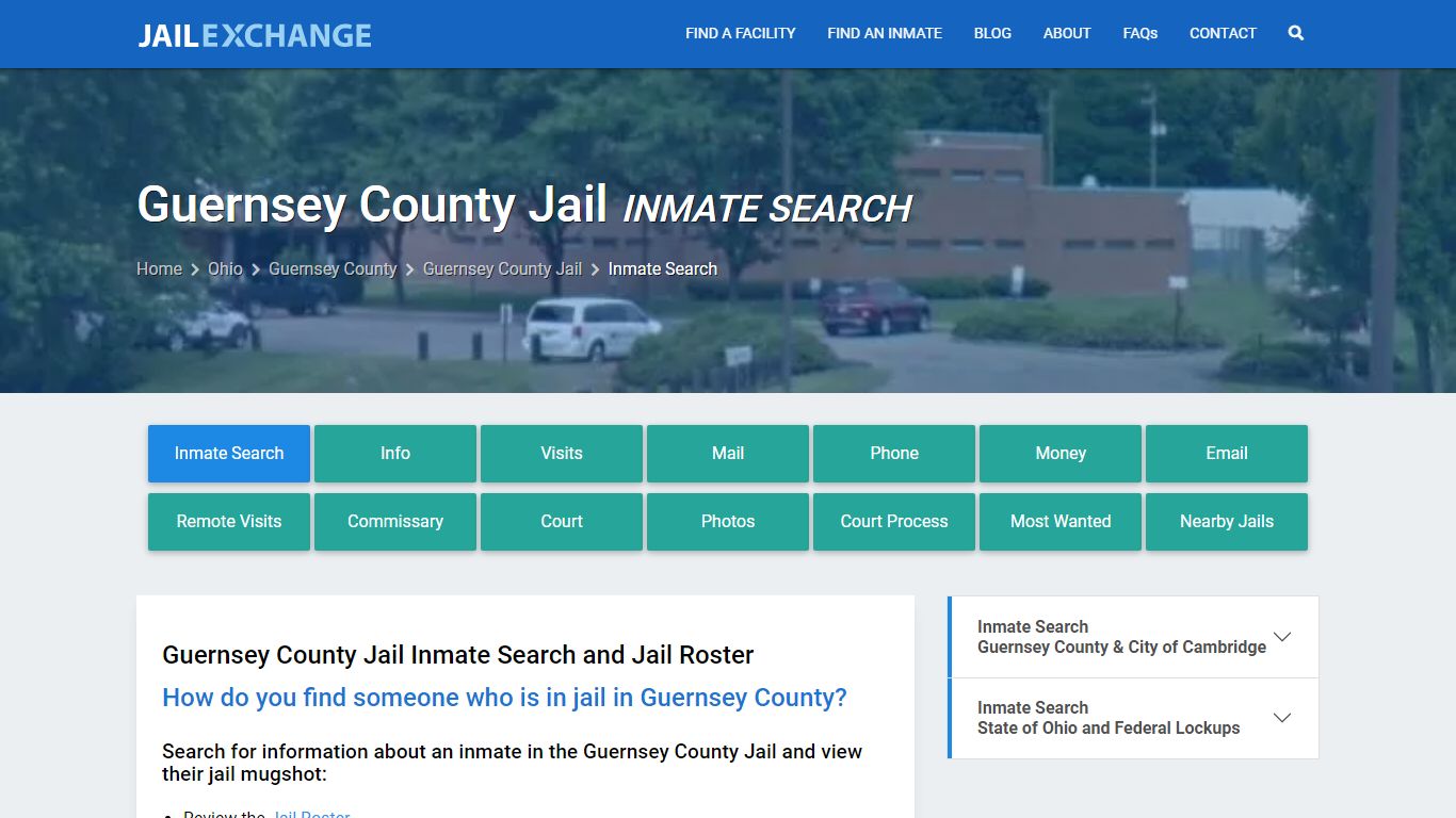 Inmate Search: Roster & Mugshots - Guernsey County Jail, OH - Jail Exchange